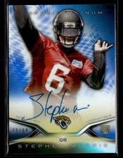 2014 Topps Platinum #68 Stephen Morris Autographs Blue Refractors #/99
