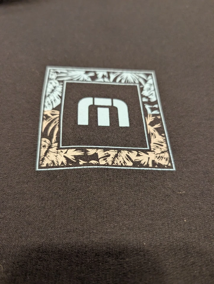 Sudadera con Capucha Travis Mathew Para Hombre XXL Negra Floral Manga Larga Cordón 112825 Foto 4 de 4