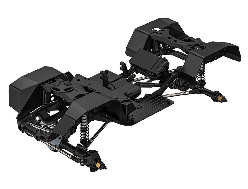 Gmade 1/10 GS02F TS Pro RC Model Rock Crawler Truck Kit