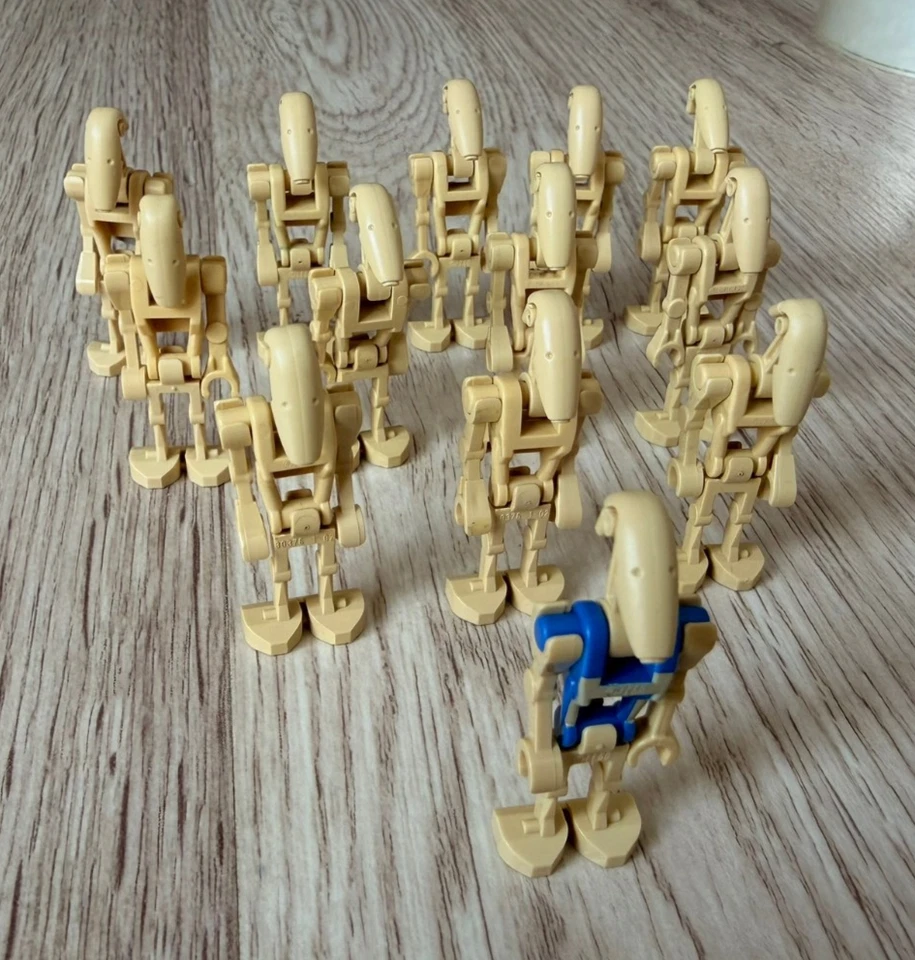Lego Star Wars 13 x Battle Droid Pilot sw0300 Battle Droid - Tan sw0001d - Bild 1 von 2