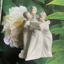 NAO Figurine Angel Singing Choir 3  Boys 6.5" Tall