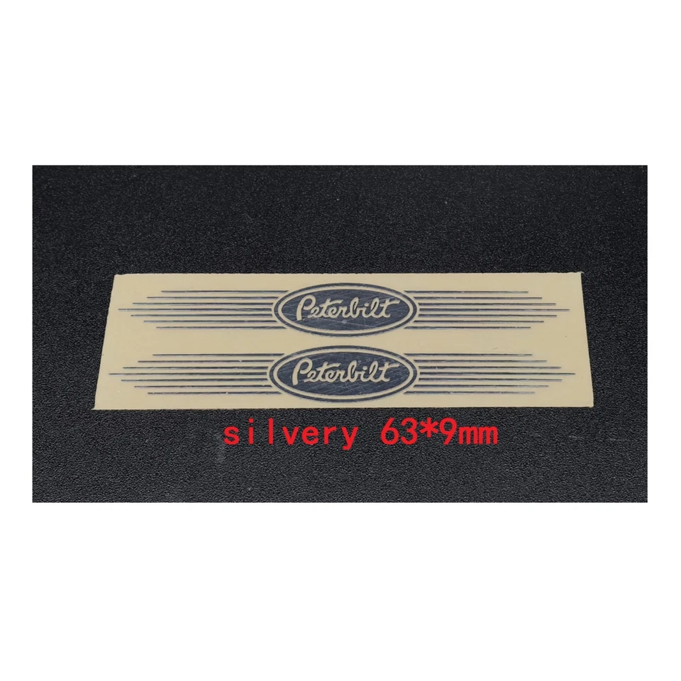 Silberne Metallpastenaufkleber für Tamiya 1/14 RC Truck King Hauler 56301 56344 - Bild 3 von 4