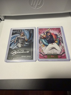 2025 Topps Inception Dylan Crews Rookie Silver Ink Auto /75 & Pink Variation /35