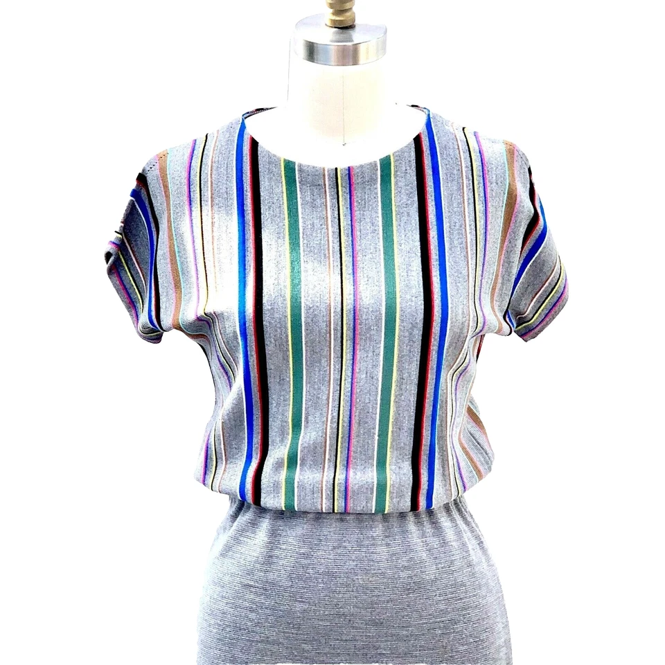 De Colección Años 50 Goldworm Lana Tejido Vaina Vestido Traje Italia Hecho a Mano S 38 Busto Foto 4 de 4