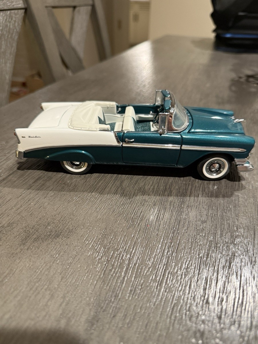 1:18 scale die-cast model of a 1956 Chevrolet Bel Air Convertible