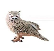 Eagle Owl Bird Wild Animal Figure Toy PVC Doll Small Figurine Birthday Gifts