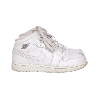 Nike Air Jordan, Sneaker, Größe: 39, 1 Mid 'White Cool Grey, Weiß, Damen #BeP