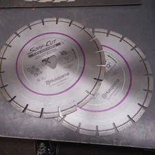 RUSTY Husqvarna Excel 12" RED FLX12-3000 Early Entry Diamond Blade 2PC