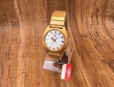 NOS  ZODIAC OLYMPOS 6136133168 Gold Plated Ca...