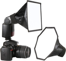 Flash Diffuser Light Softbox, 2 Pack Speedlight Softbox