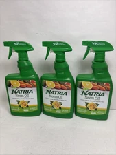 3pack Natria  Neem Oil Spray for Plants Pest Organic Disease Control, 24-Ounce.