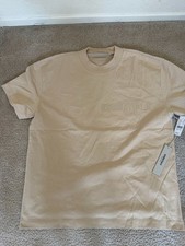 BRAND NEW Men Fear Of God Essential T-shirt FW22 Sand Brown Colorway Sz Med