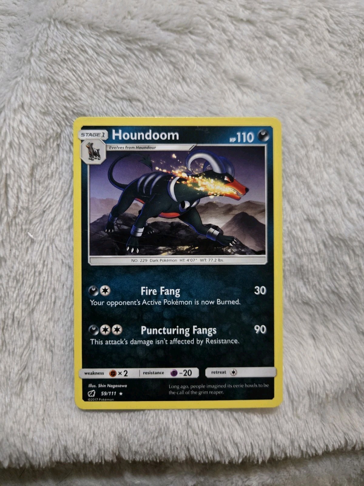 Houndoom 59/111 Sm-Crimson Invasion Regular