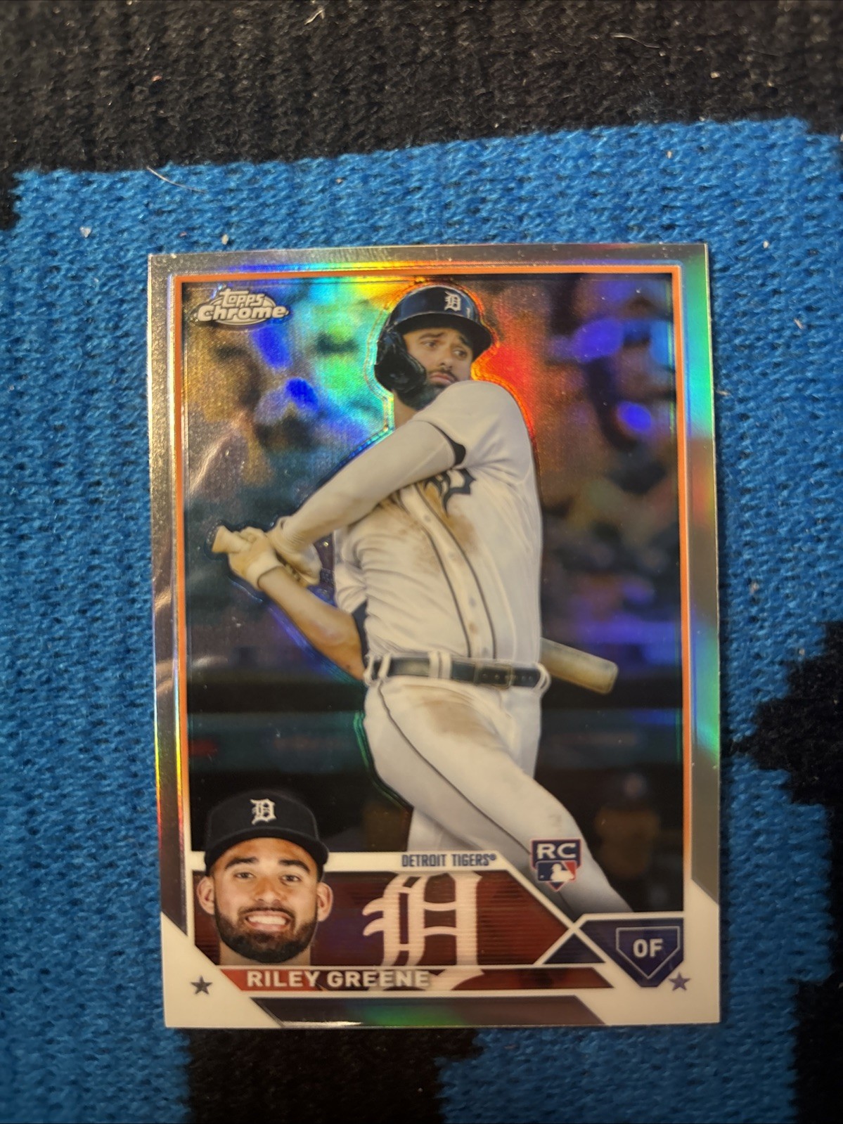 2023 Topps Chrome - Riley Greene #182 Prism Refractor (RC)