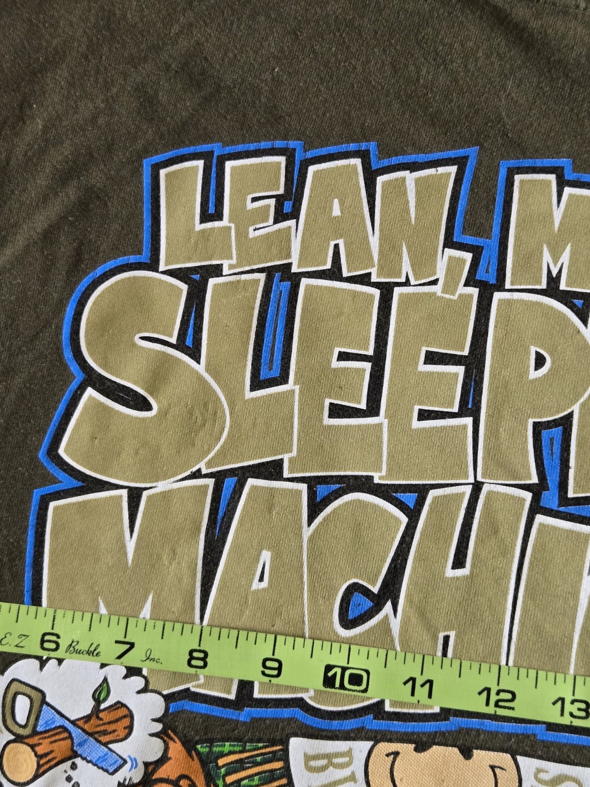 Lean Mean Sleeping Machine Vintage Single Stitch … - image 11