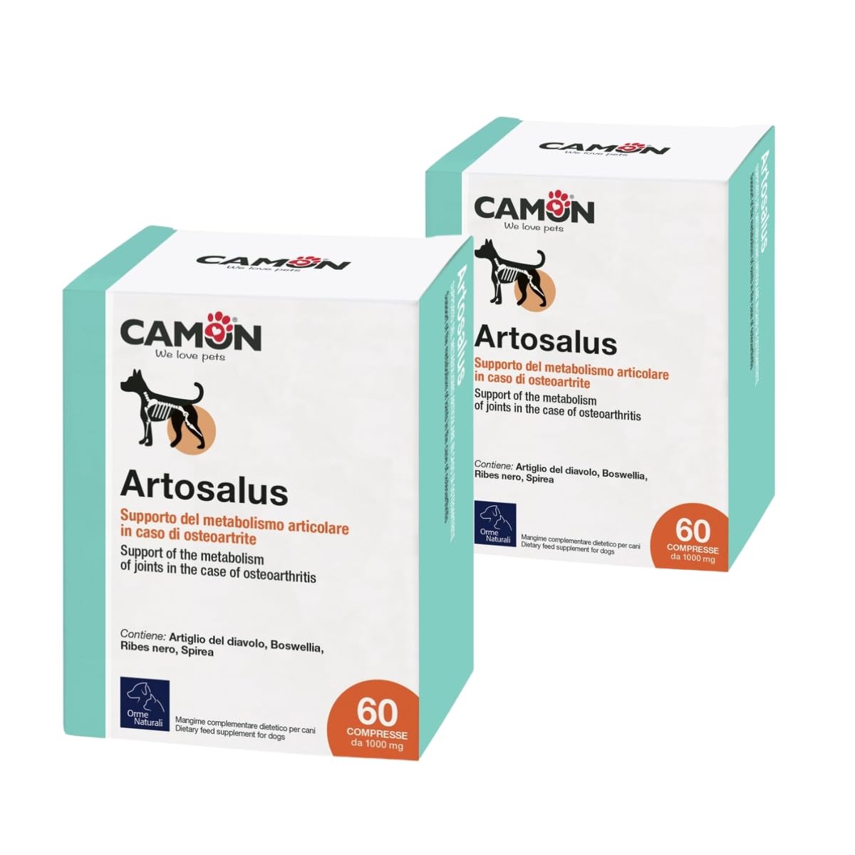 Artosalus Camon Offerta 2 Pezzi: Cura Articolazioni Gatto e Cane
