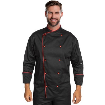 BIKO NOBU Chef Jacket Unisex Chef Jacket Women's Chef Jacket Men's Black/White Coc...