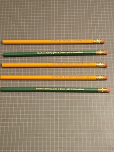 Vintage Southern Railway Saftey Penciles