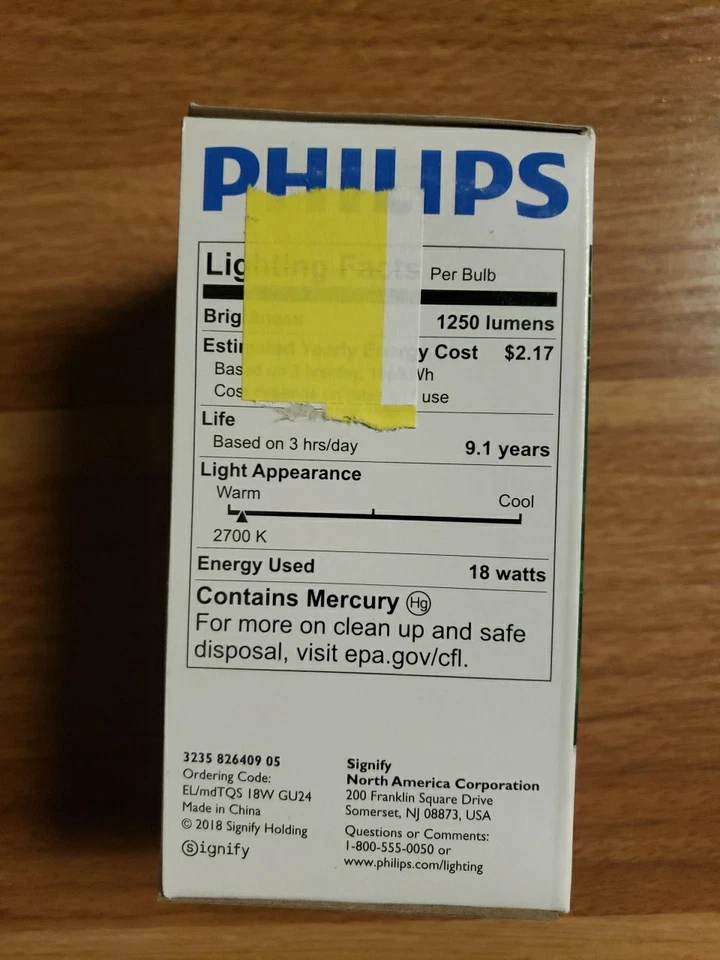 Philips Energy Saver 75W Equivalent Soft White GU24 Base T2 Spiral CFL Light - Image 3 of 4