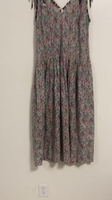 La Prestic Ouiston Dress Women's Size XS/S Ditzy Floral Print Midi