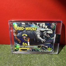 Wild Card PRO-LOOK Dino-Might Bryce Underwood Serial Numbered 2/2 Football Card