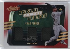 2021 Absolute Tools of the Trade 3 Swatch Spectrum Red 22/99 Chad Pinder 0c6