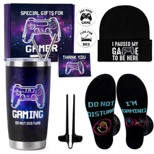 Gamer Gifts for Men Teens Boys, Cool Gaming Gift Bulk Set for Game Lover, Gaming