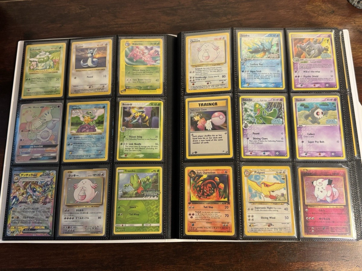 Pokemon RARE Binder Collection - 197 Cards - Vintage & Modern