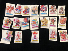 1986 Garbage Pail Kids Puffy Sticker Lot - 19 Different