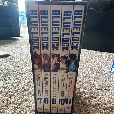 Blue Lock Season 1 Part 2 Manga Box Set Vols 7-11 English + Poster