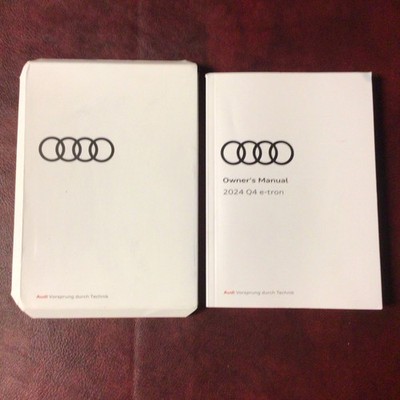 2024 AUDI Q4 E-TRON OWNERS MANUAL BOOK GUIDE CASE ALL MODELS