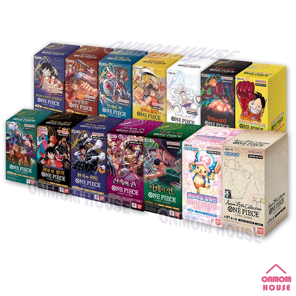 One Piece TCG Card Booster BOX Collection OPK EBK Series OP Korean