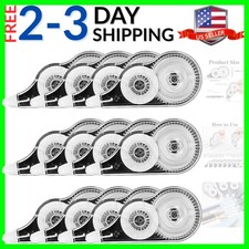 12 Pack Correction Tapes, 39 Feet Each Correction Tape Roller Correction Tape...