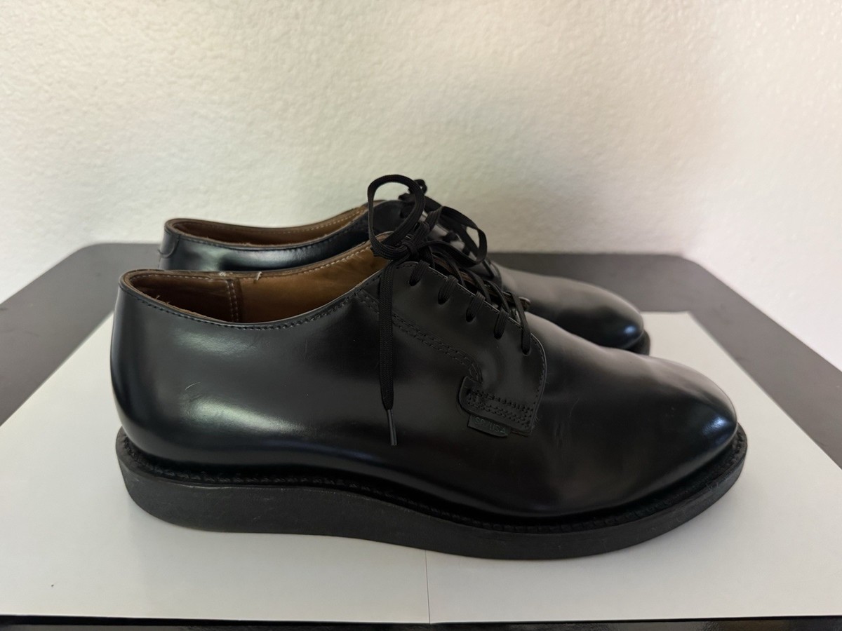 Red Wing Postman 101 Black Leather Oxford Lace-Up Shoes, Size 8.5