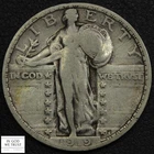 1919 Standing Liberty Silver Quarter 25C
