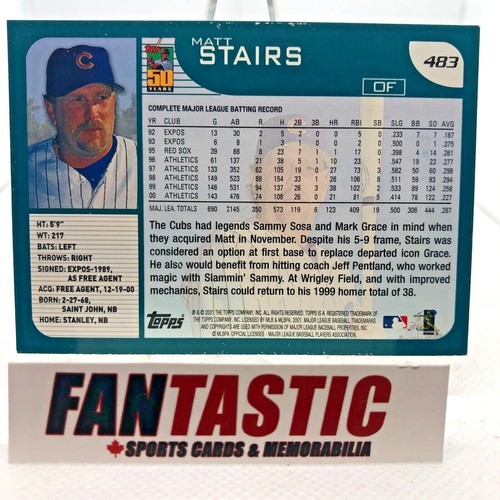 Chicago Cubs IP Autograph Cards YOU PICK - In Person Signed Baseball Cards Auto - Picture 29 of 227