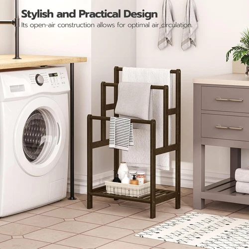 HOOBRO Handtuchhalter Leiterständer Decke Leiter Handtuchhalter Trockenständer - Bild 55 von 63