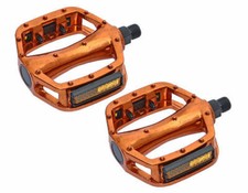 NEW! ABSOLUTE 505 BICYCLE ALLOY PEDALS IN ORANGE COMPATIBLE WITH 9/16 CRANK