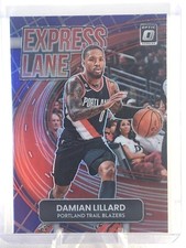 2022-23 Panini Donruss Optic Damian Lillard Express Lane Purple Prizm