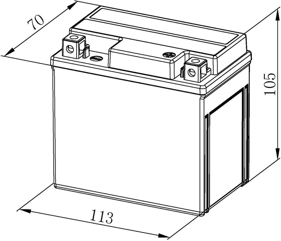 BATTERIA BOSCH FA111 YTX5L-BS SIGILLATA KEEWAY Hurricane 50 2007-2008 Foto 4 de 4