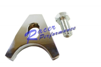 Chrome Steel Chevy Distributor Clamp Hold Down SBC BBC SB BB HEI Electronic Ign
