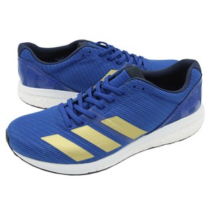 blue and gold athletic shoes