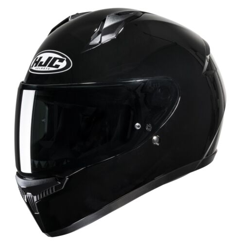 HJC Adult's C10 Full Face Motorcycle Helmet Black Size Medium 0825-0105-05