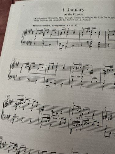 Tchaikovsky: The Seasons Opus 37b For The Piano. Editor: Maurice Hinson - Picture 3 of 5