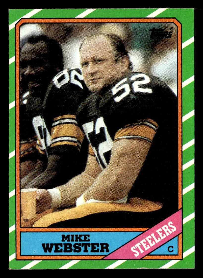 Mike Webster 1986 Topps Card #286 Pittsburgh Steelers