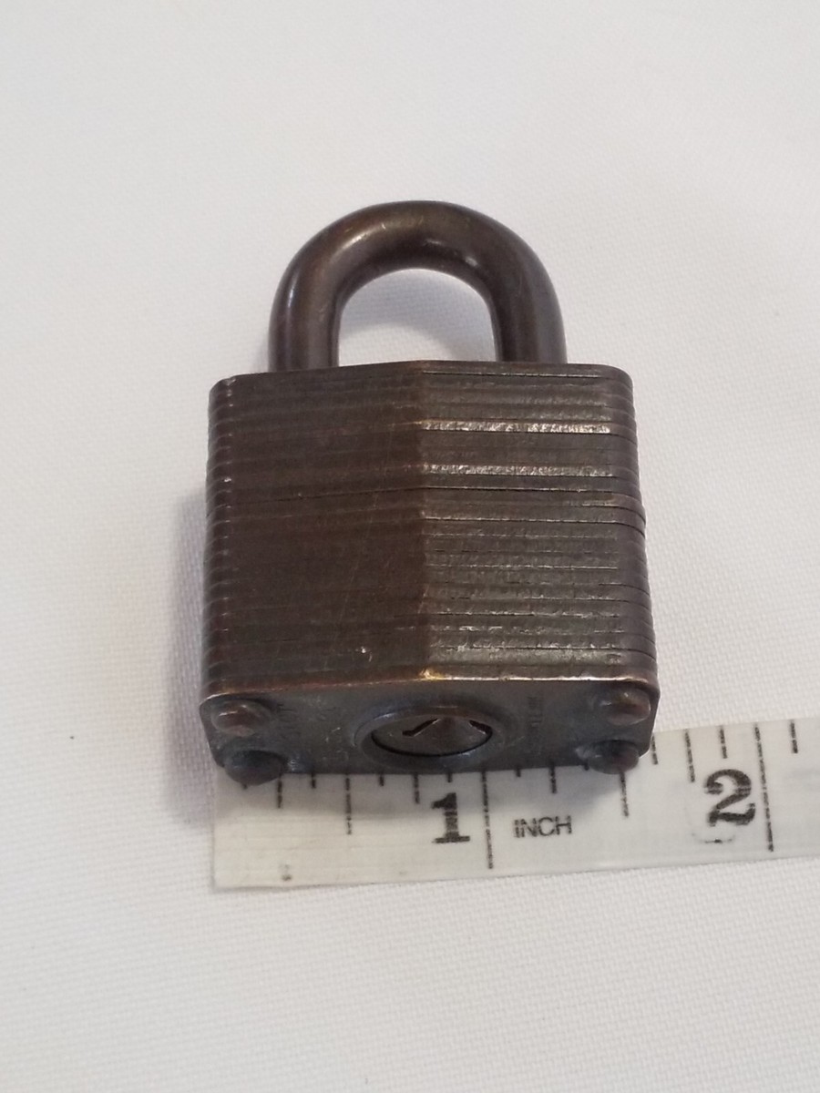 ⭐︎激レア⭐︎80年代OLDメウチ MS-4S Key &Door Lock Vintage No.4 Master Lock Co Milwaukee Steel Padlock W Key