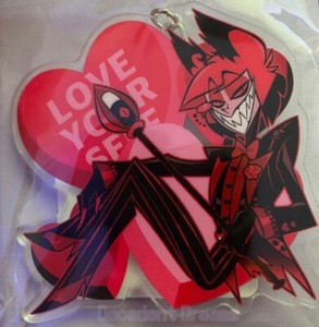 キーホルダー・アクリルキーホルダー Alastor HazbinHotel Valentine's keychain hazbin hotel alastor valentine's day acrylic | Mercari