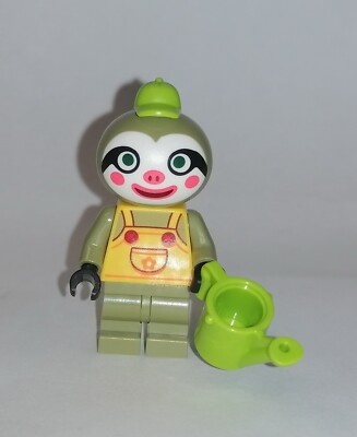 LEGO Animal Crossing - Gerd - Figur Minifigur Leif Sloth Faultier Gärtner 77054