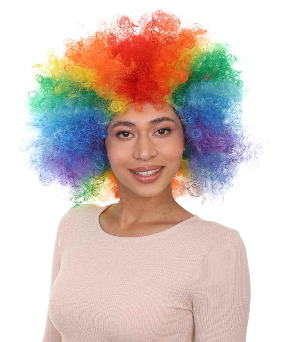 Rainbow Afro Wig
