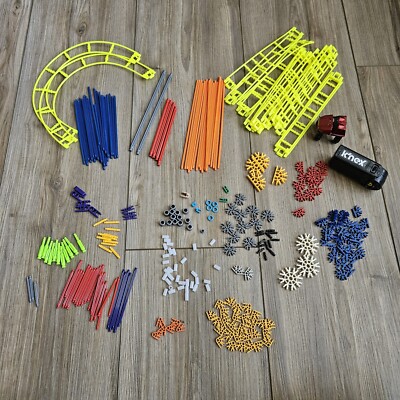K'nex Knex CLOCK WORK THRILL RIDES Roller Coaster BUILDING STEM Pieces ...